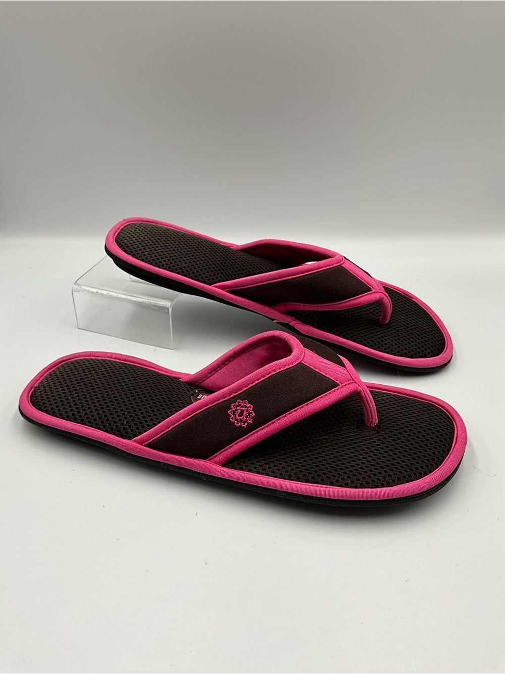 Smartdogs Sandals Size L 8.5-9 Pink Mesh Thong Sandals